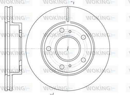 Woking D6797.10 - Kočioni disk www.molydon.hr