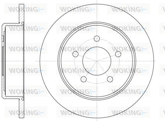 Woking D6746.00 - Kočioni disk www.molydon.hr