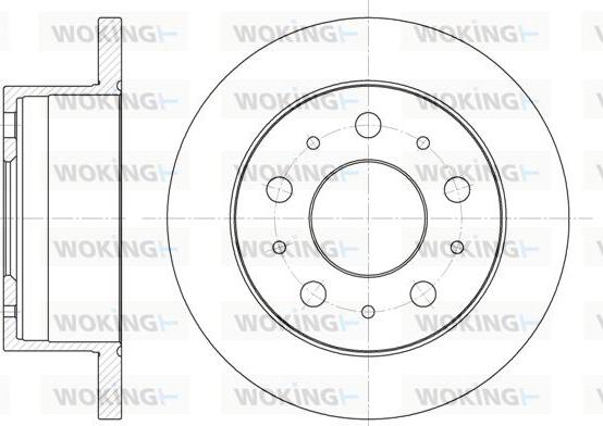 Woking D6741.00 - Kočioni disk www.molydon.hr