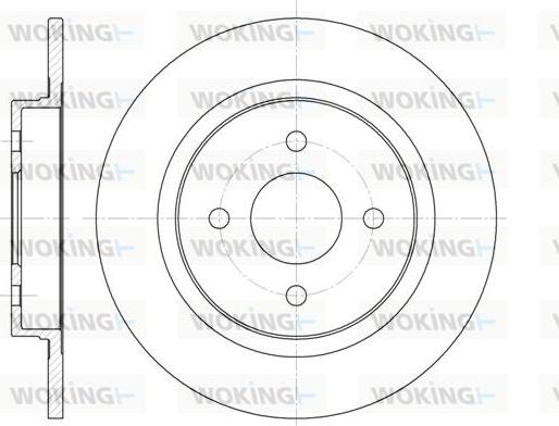 Woking D6759.00 - Kočioni disk www.molydon.hr