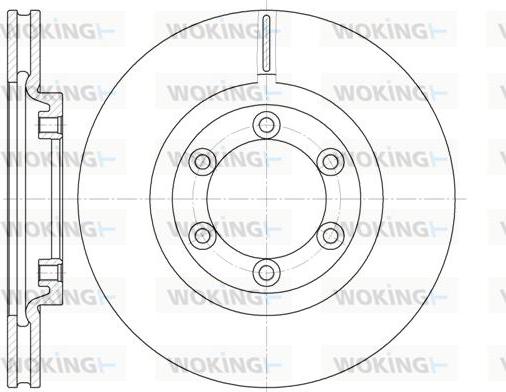 Woking D6754.10 - Kočioni disk www.molydon.hr