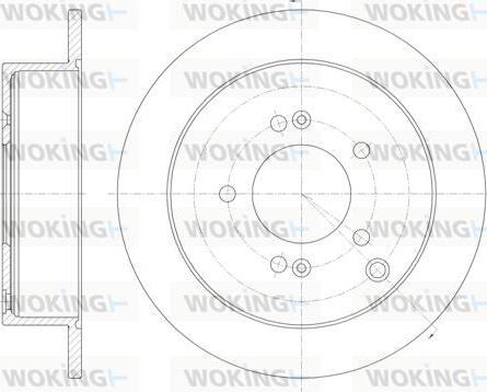 Woking D6756.00 - Kočioni disk www.molydon.hr