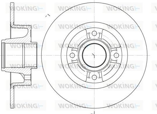 Woking D6750.00 - Kočioni disk www.molydon.hr