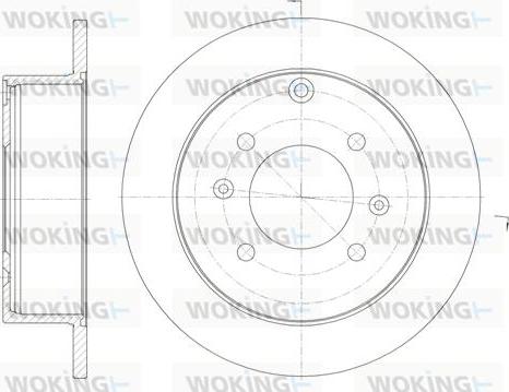 Woking D6757.00 - Kočioni disk www.molydon.hr