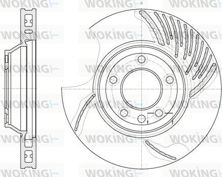 Woking D6769.10 - Kočioni disk www.molydon.hr