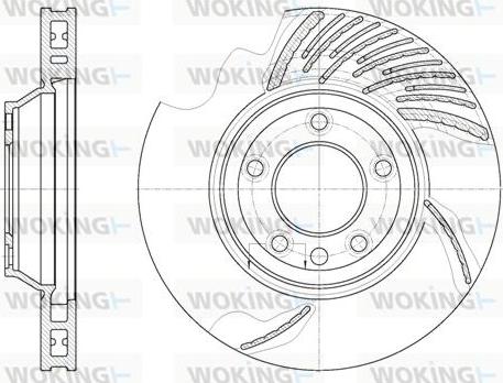 Woking D6769.11 - Kočioni disk www.molydon.hr