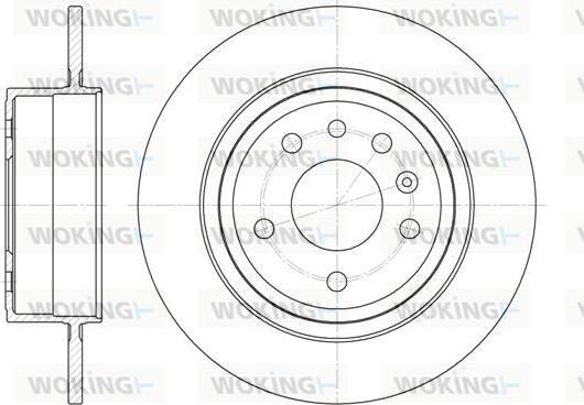 Woking D6764.00 - Kočioni disk www.molydon.hr