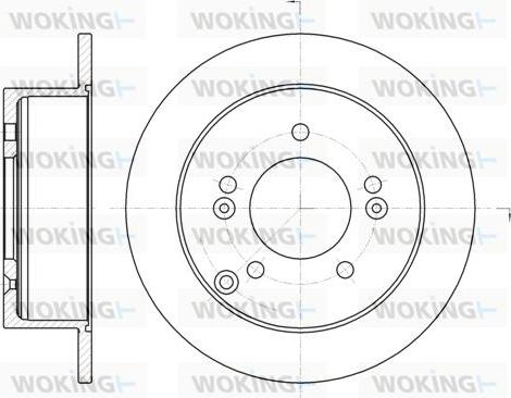 Woking D6766.00 - Kočioni disk www.molydon.hr