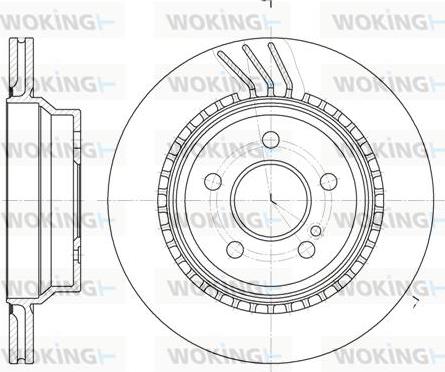 Woking D6760.10 - Kočioni disk www.molydon.hr