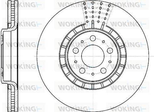 Woking D6768.10 - Kočioni disk www.molydon.hr