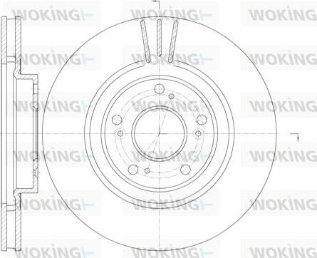 Woking D6763.10 - Kočioni disk www.molydon.hr