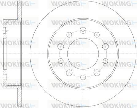 Woking D6762.00 - Kočioni disk www.molydon.hr