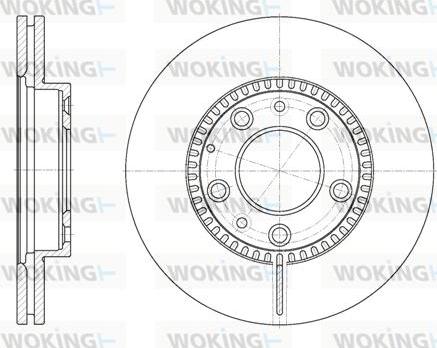 Woking D6767.10 - Kočioni disk www.molydon.hr