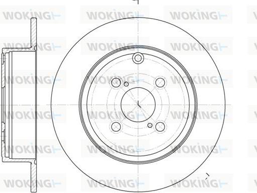 Woking D6705.00 - Kočioni disk www.molydon.hr