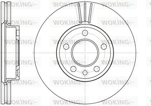 Woking D6708.10 - Kočioni disk www.molydon.hr