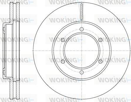 Woking D6702.10 - Kočioni disk www.molydon.hr