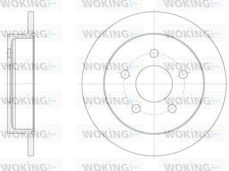 Woking D6719.00 - Kočioni disk www.molydon.hr