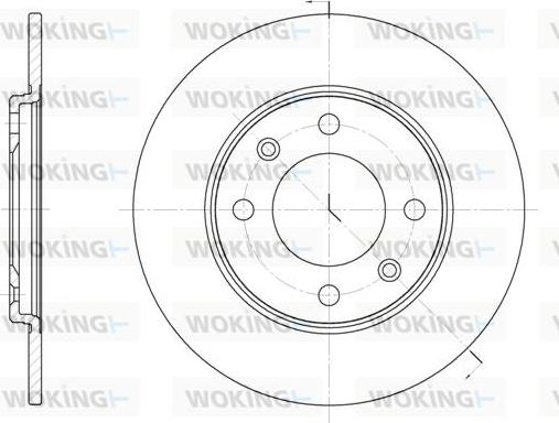 Woking D6714.00 - Kočioni disk www.molydon.hr