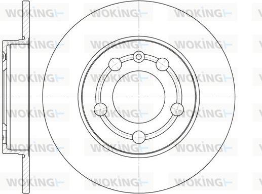 Woking D6718.00 - Kočioni disk www.molydon.hr