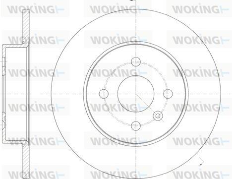 Woking D6789.00 - Kočioni disk www.molydon.hr