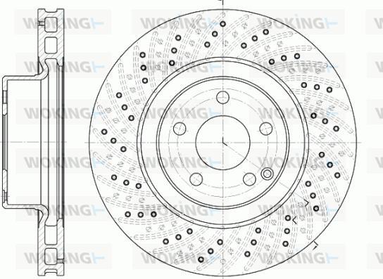 Woking D6780.10 - Kočioni disk www.molydon.hr