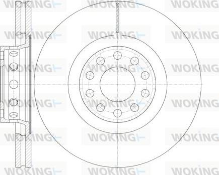 Woking D6781.10 - Kočioni disk www.molydon.hr