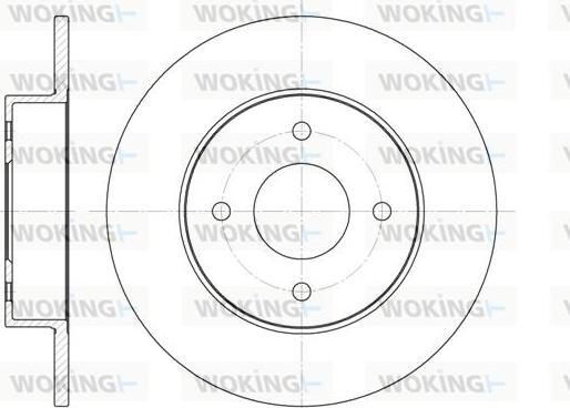 Woking D6788.00 - Kočioni disk www.molydon.hr