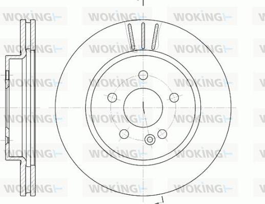 Woking D6782.10 - Kočioni disk www.molydon.hr