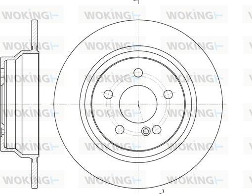 Woking D6787.00 - Kočioni disk www.molydon.hr