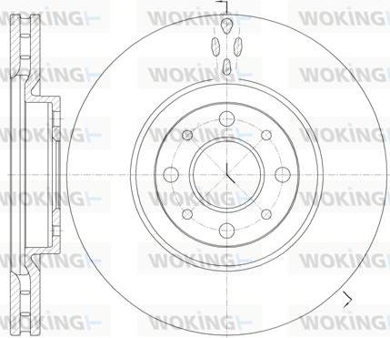 Woking D6734.10 - Kočioni disk www.molydon.hr