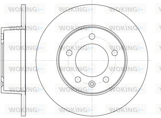 Woking D6735.00 - Kočioni disk www.molydon.hr