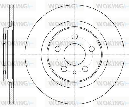 Woking D6736.00 - Kočioni disk www.molydon.hr