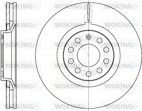 Woking D6730.10 - Kočioni disk www.molydon.hr