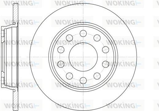 Woking D6731.00 - Kočioni disk www.molydon.hr