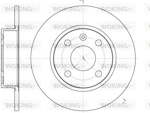 Woking D6738.00 - Kočioni disk www.molydon.hr