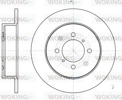 Woking D6732.00 - Kočioni disk www.molydon.hr