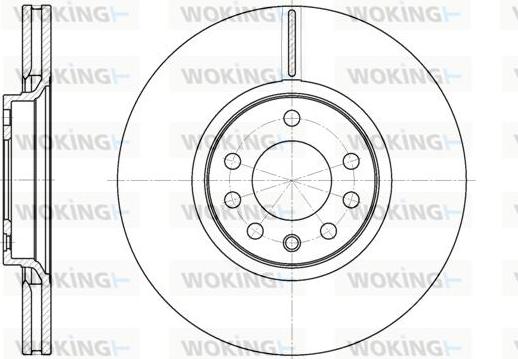 Woking D6729.10 - Kočioni disk www.molydon.hr