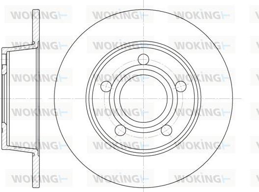 Woking D6724.00 - Kočioni disk www.molydon.hr