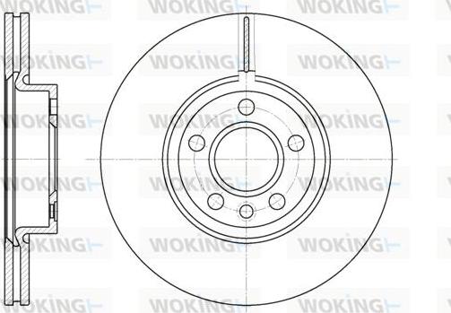 Woking D6728.10 - Kočioni disk www.molydon.hr