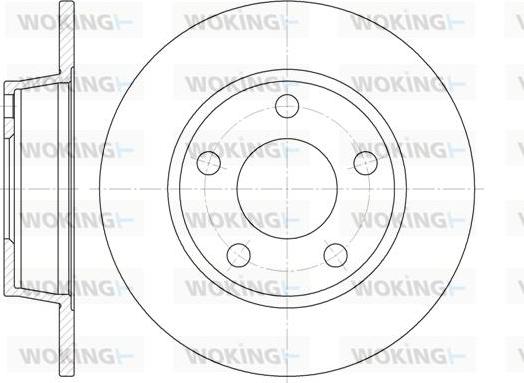 Woking D6723.00 - Kočioni disk www.molydon.hr