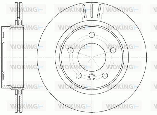 Woking D6722.10 - Kočioni disk www.molydon.hr