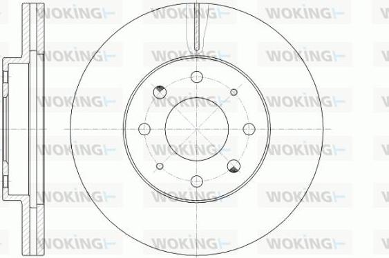 Woking D6775.10 - Kočioni disk www.molydon.hr