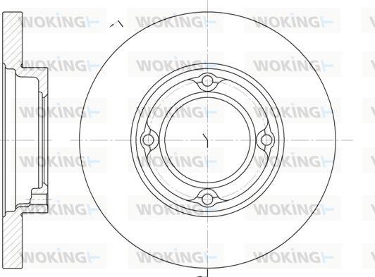 Woking D6770.00 - Kočioni disk www.molydon.hr