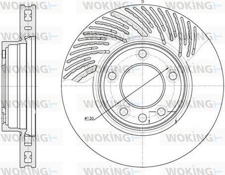 Woking D6773.10 - Kočioni disk www.molydon.hr