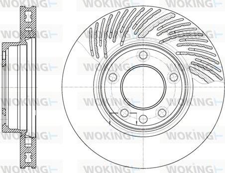 Woking D6773.11 - Kočioni disk www.molydon.hr