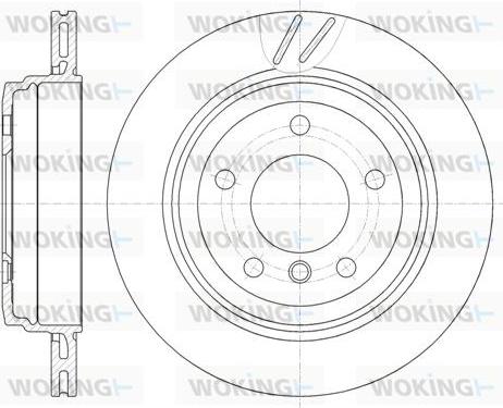 Woking D6772.10 - Kočioni disk www.molydon.hr