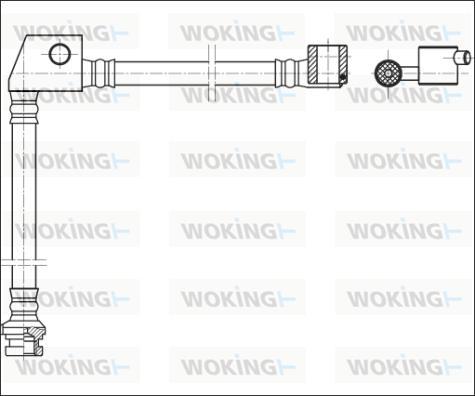 Woking G1904.25 - Kočiono crijevo, lajtung www.molydon.hr