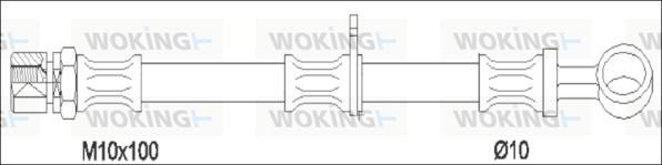 Woking G1904.21 - Kočiono crijevo, lajtung www.molydon.hr