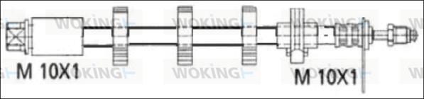 Woking G1901.67 - Kočiono crijevo, lajtung www.molydon.hr