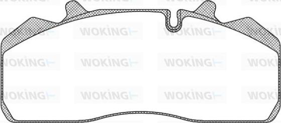 Woking JSA 9943.10 - Komplet Pločica, disk-kočnica www.molydon.hr